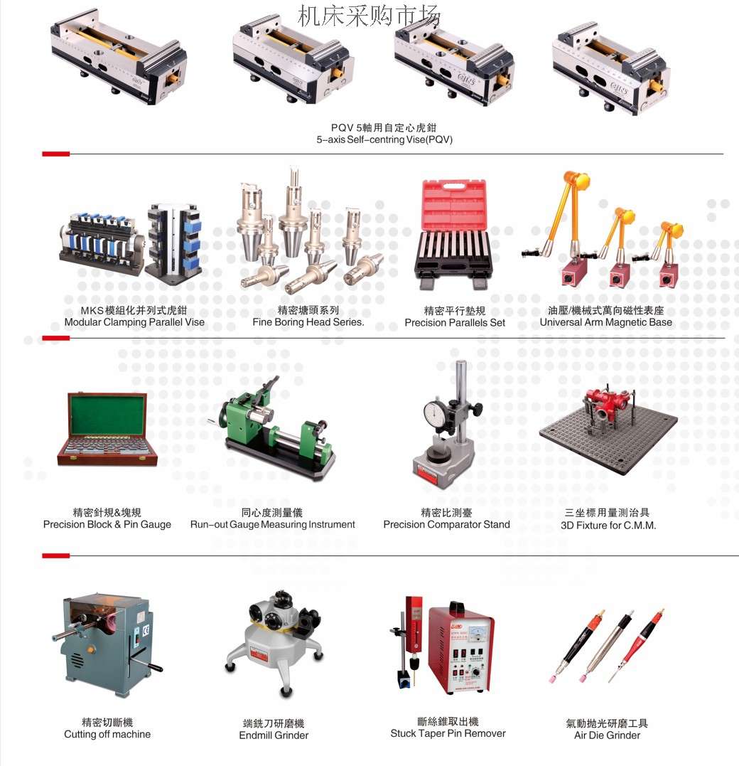 精展：专业于工具机机械配件的生产制造及销售